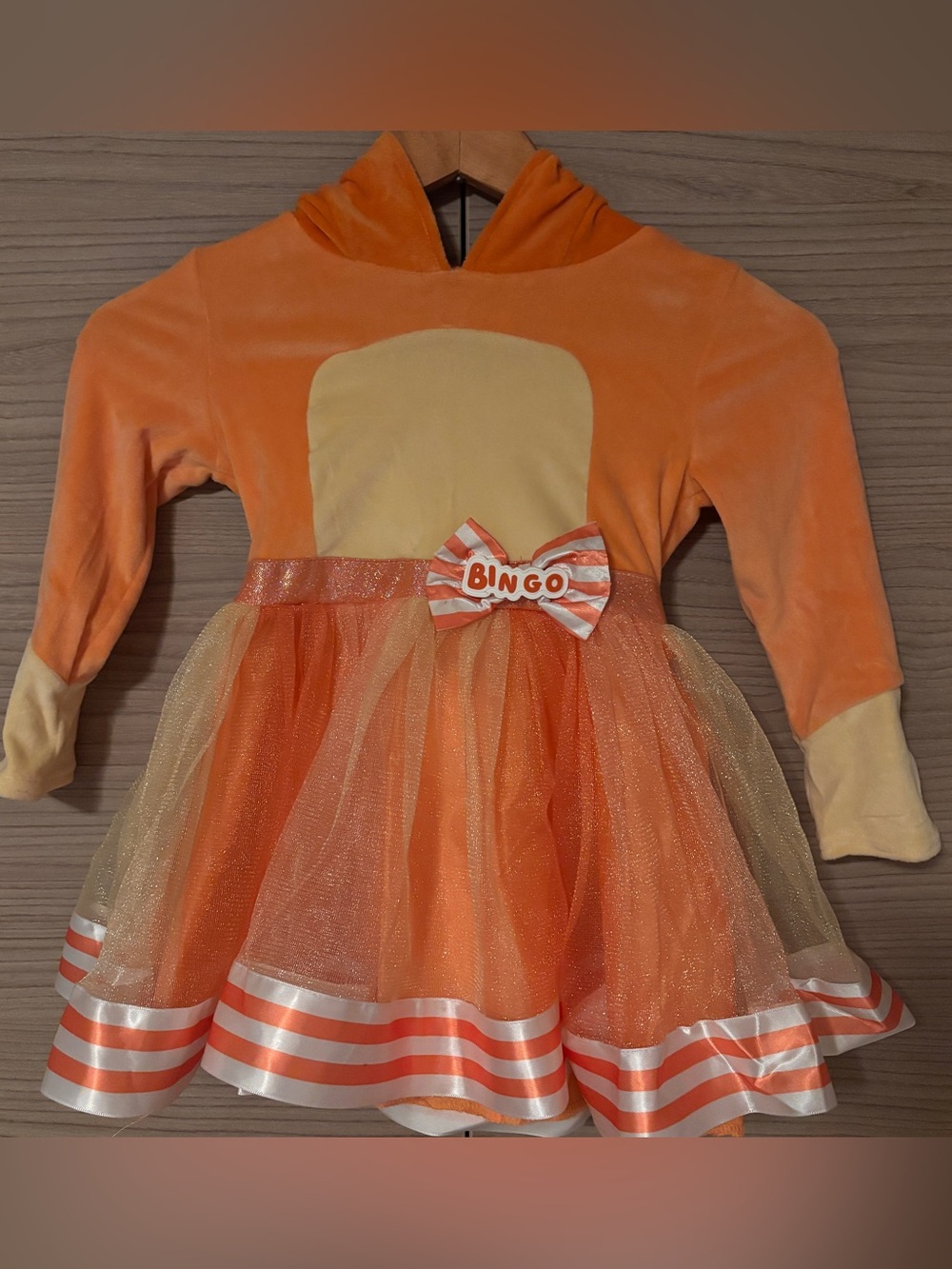 🎃 Bluey Bingo Halloween Costume – Size 3–4T 🎃